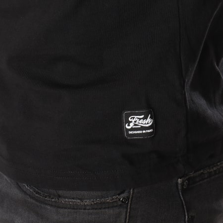 The Fresh Brand - Tee Shirt Manches Longues WHTF1331 Noir Vert Kaki Camouflage
